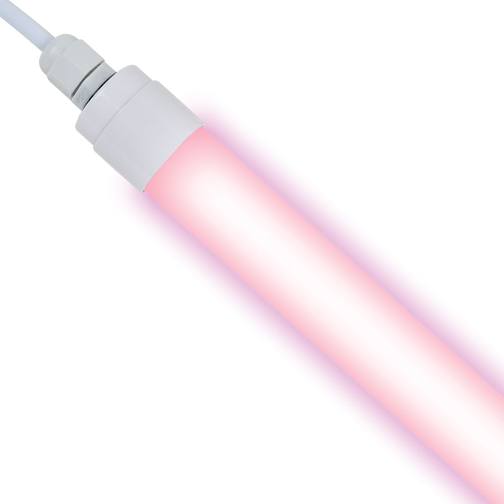 ULY-P61-20W-SCEP-K IP65 DC24V WHITE Светильник для птиц светодиодный линейный. 1250мм. c коннектором. Спектр для яйценоскости. TM Uniel