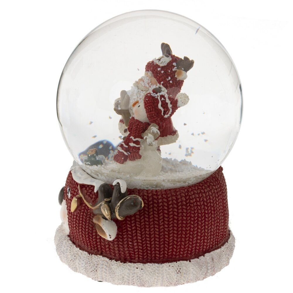 GAEM Фигурка декоративная "Дед Мороз" в стекл шаре (ключ,муз), L11 W10 H14 см