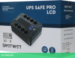 Источник бесперебойного питания Smartwatt SAFE PRO LCD 800 черный (3703020280002)