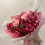 Букет с пионовидными розами