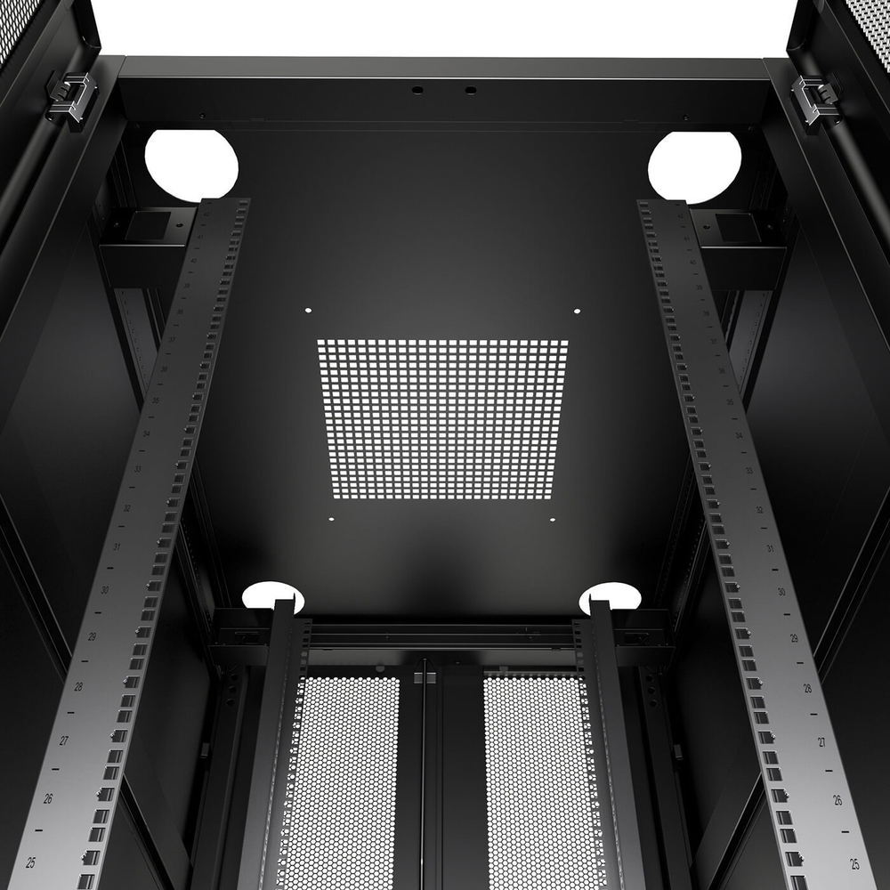 Шкаф напольный 19", 42U Cabeus ND-SC-42U80/120-BK