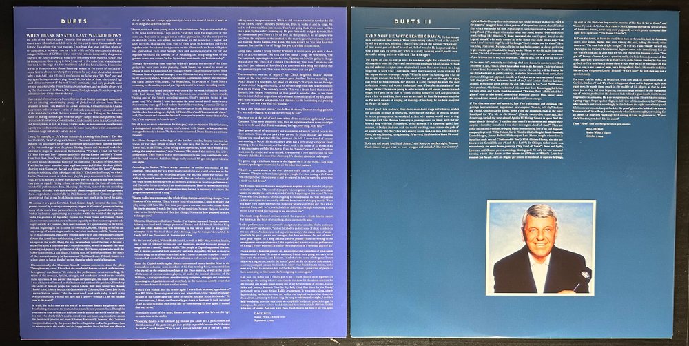 Sinatra ‎– Duets 2LP (Европа 2014г.)