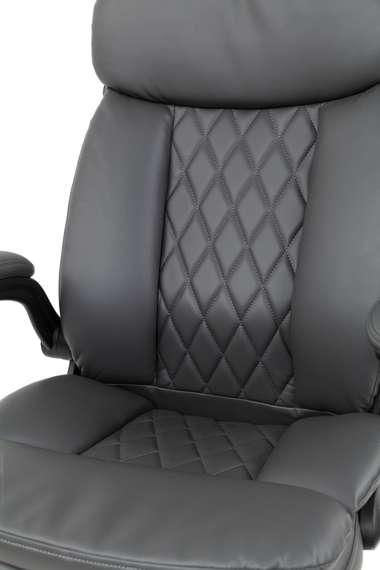 Офисное кресло Chairman 533 Россия экокожа серый