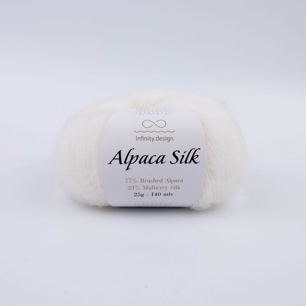 Infinity Design Alpaca Silk  (1002/Белый)