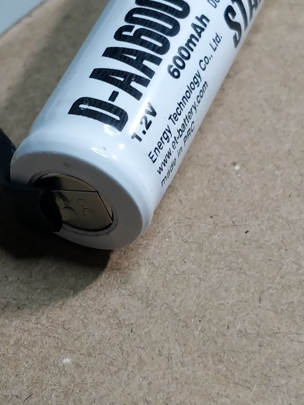 Аккумулятор ET D-AA600-T