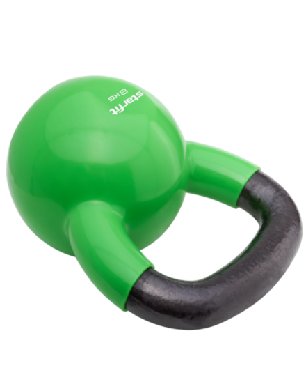 Гиря виниловая DB-401, 8 кг, зеленый