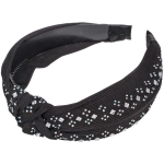 Ободок для волос «ЛАФАНТАЛЬ», зефирки и стразы, ширина 2.8см, микс 6 цветов (стикер на внутр. часть)