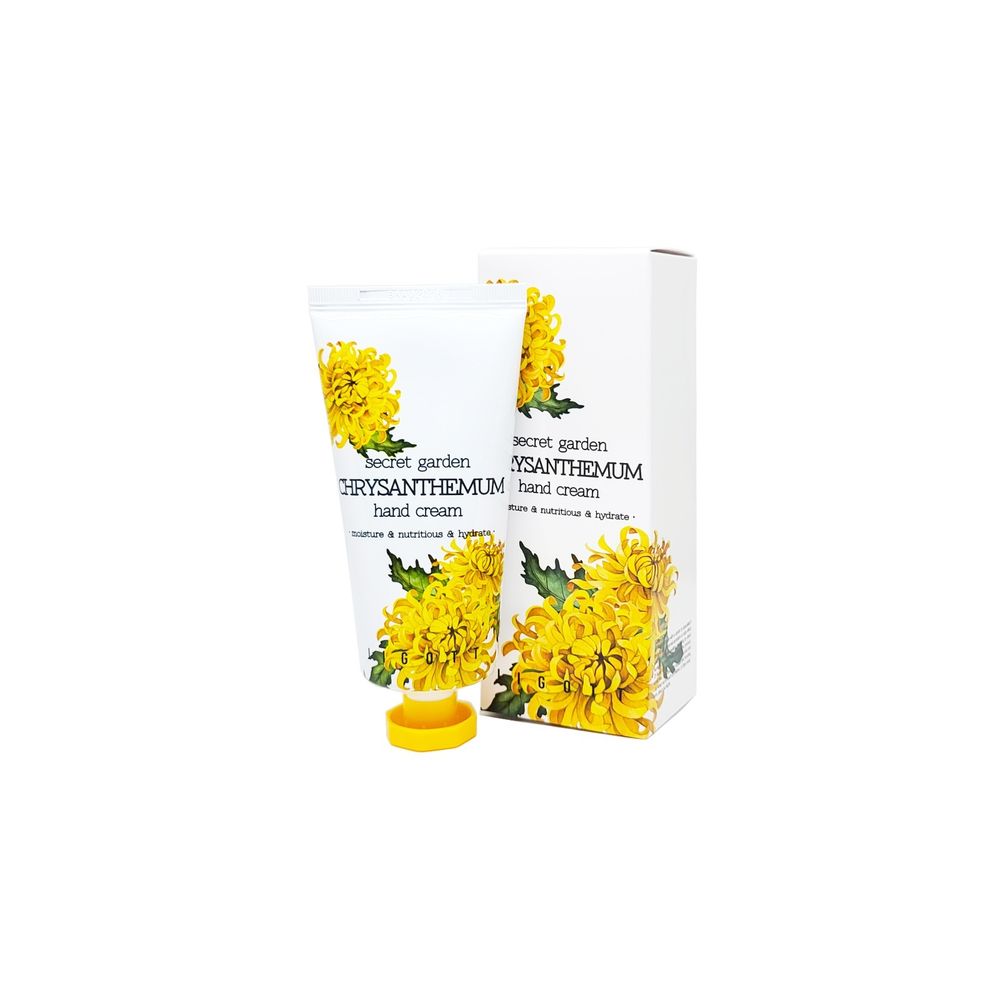Jigott Крем для рук с экстрактом хризантемы / Secret Garden Hibiscus Hand Cream, 100 мл