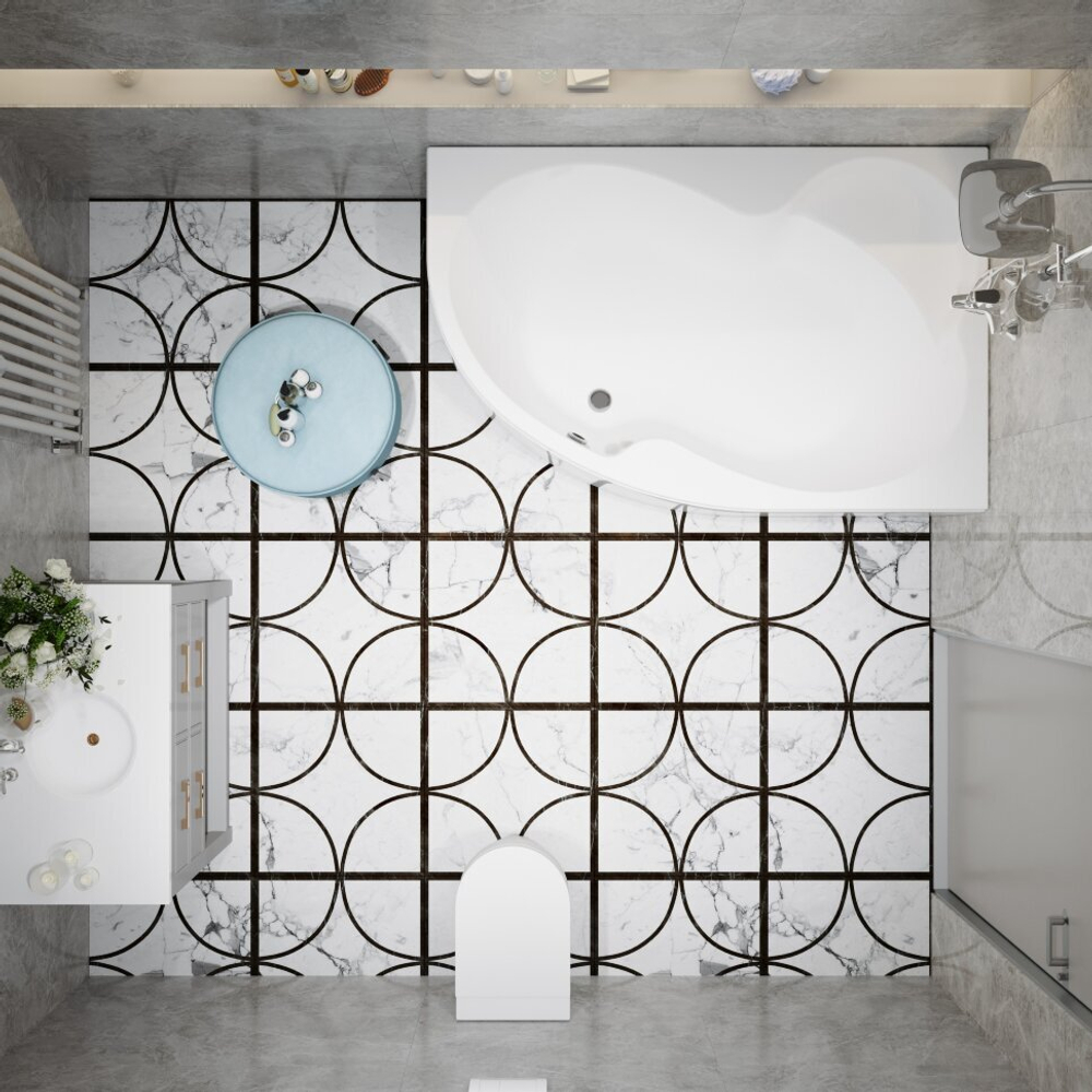 Акриловая ванна Triton (Тритон) Мари 170x110 R