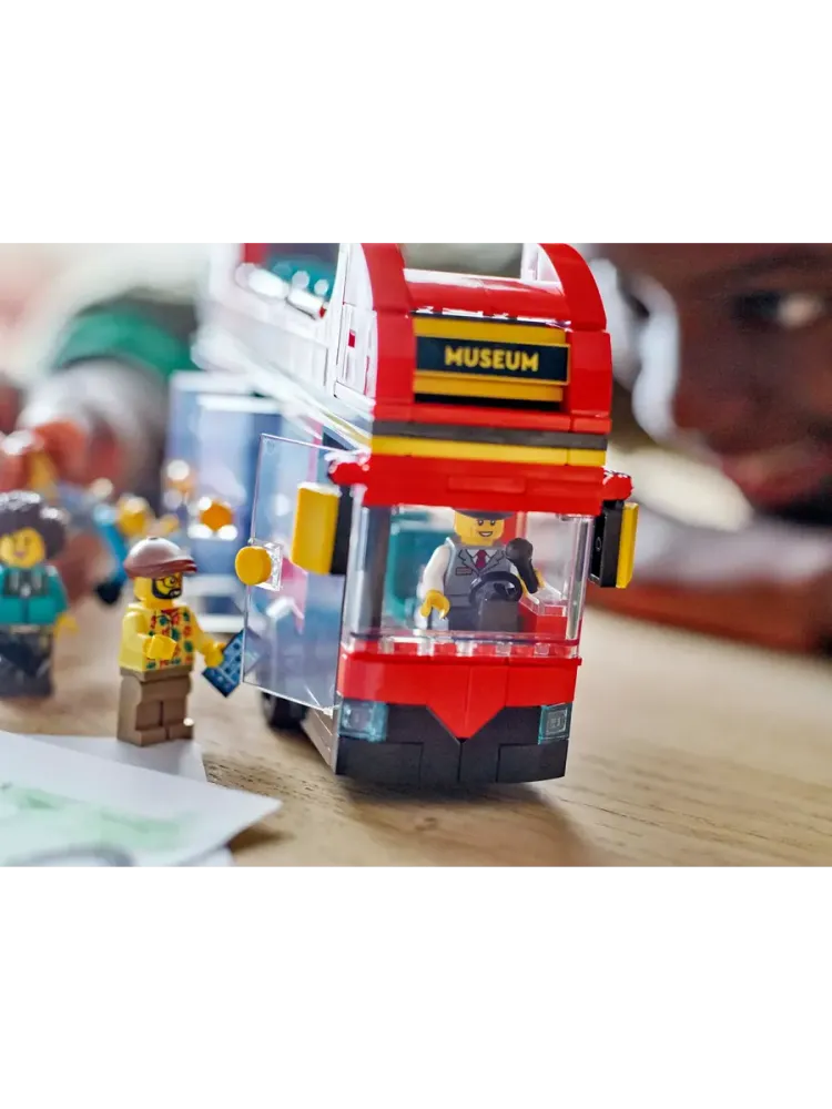 Конструктор City 60407 Двухэтажный экскурсионный автобус