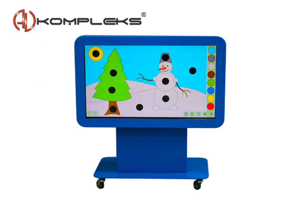 Интерактивный стол AVKompleks Оникс Kids, 32", Оранжевый