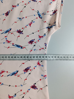 Блузка ANTIGA летняя с милым принтом 44 размер