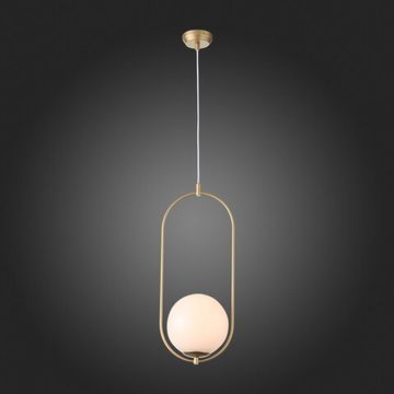 SL1118.203.01 Светильник подвесной ST-Luce Золотистый/Белый E27 1*40W PENOLO