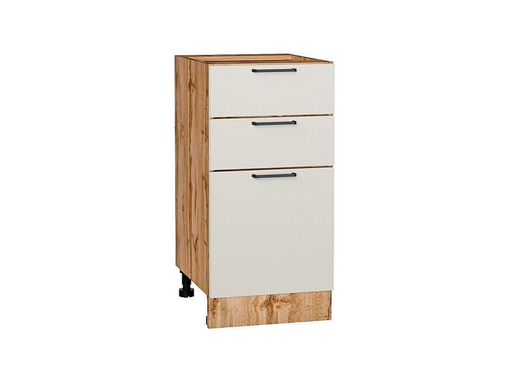 Шкаф нижний с 3-мя ящиками Флэт