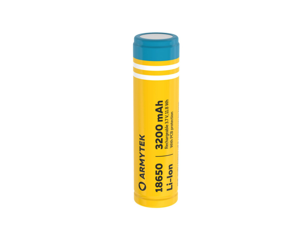 Аккумуляторные батареи Armytek 18650 Li-Ion with PCB 3200 mAh