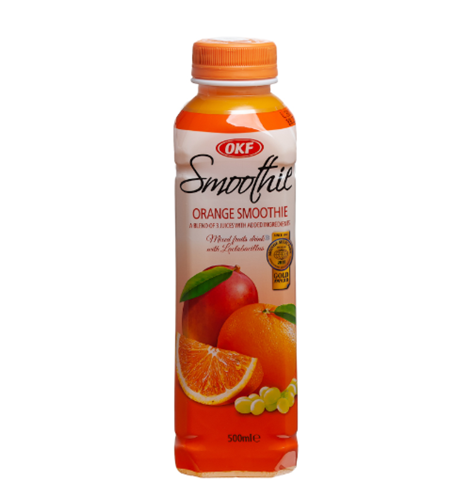 Смузи Smoothie ORANGE (апельсин, манго, виноград), 500 мл