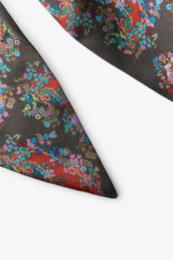 ZARA ПЛАТОК-ГАЛСТУК С ПРИНТОМ, ХАКИ