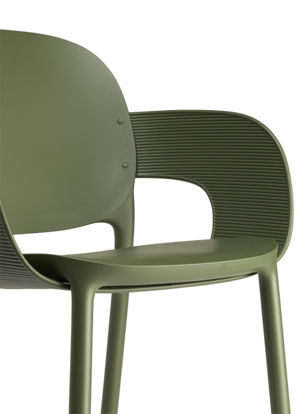 Кресло пластиковое Scab Design Hug Go Green, оливковый