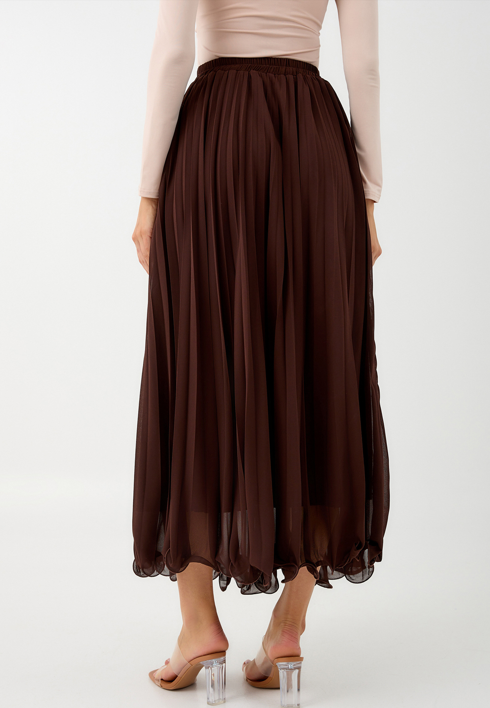 Юбка плиссе макси 90