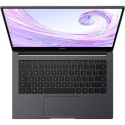 Ноутбук Huawei MateBook D 14 53012TLK Intel Core i5 1135G7, 2.4 GHz - 4.2 GHz, 8192 Mb, 14" Full HD 1920x1080, 512 Gb SSD, DVD нет, Intel Iris Xe Graphics, Windows 11 Home, серый