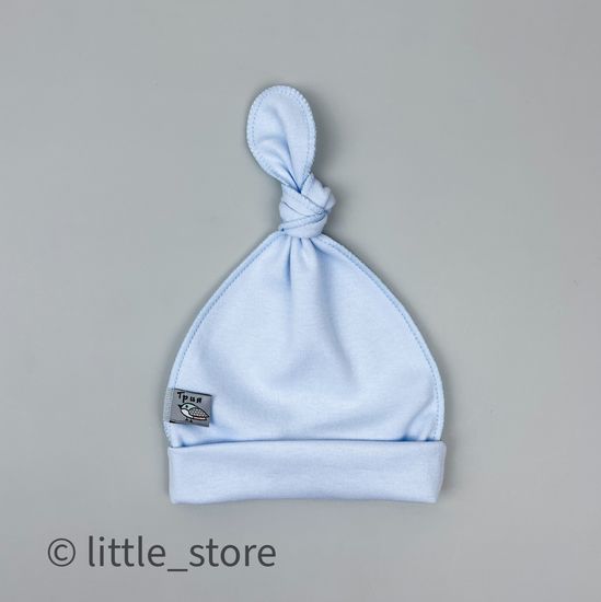 Шапочка хлопковая Голубая