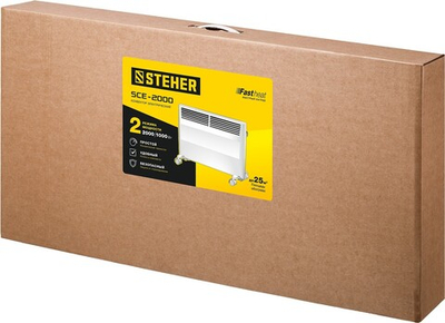 STEHER Е серия 2 кВт, электрический конвектор (SCE-2000)