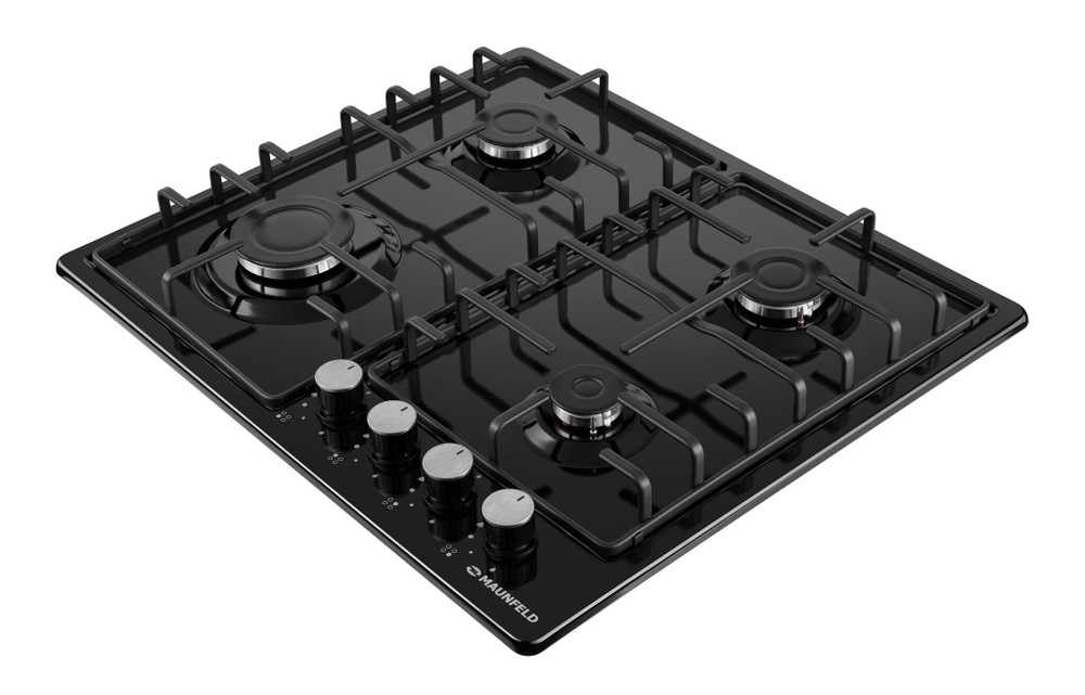 Газовая варочная панель MAUNFELD EGHE.64.3STS-EB/G фото 5