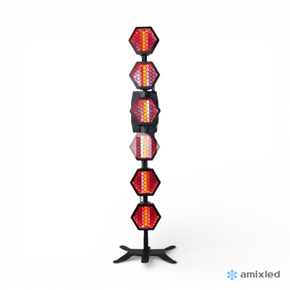 Световой прибор Amixled P2 HEXALINE RETRO LIGHT UP V1