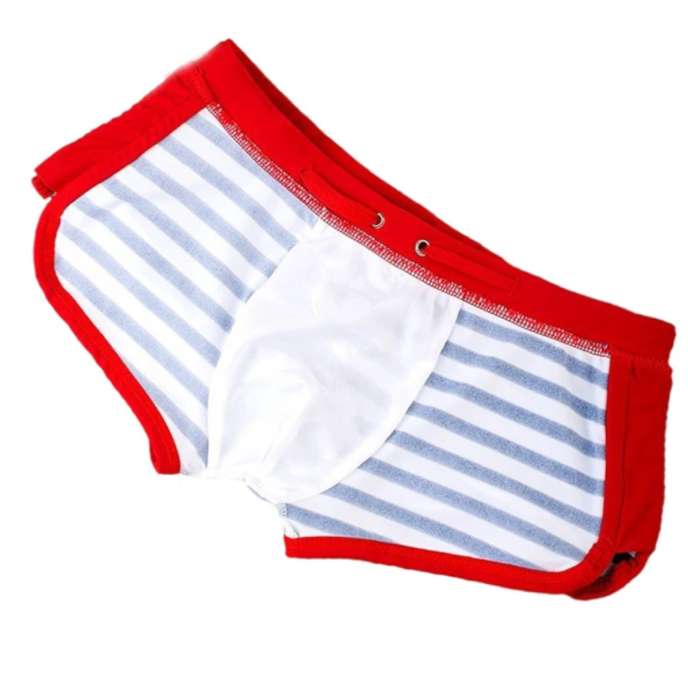 Мужские плавки боксеры полосатые JESSBORN JB6512