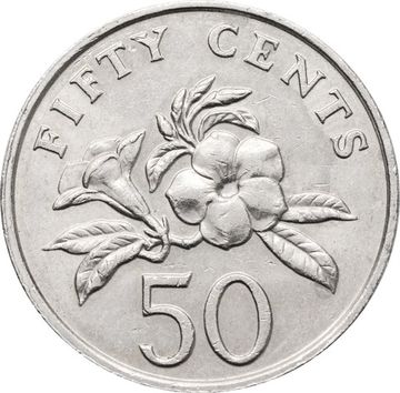 50 центов 1987 Сингапур