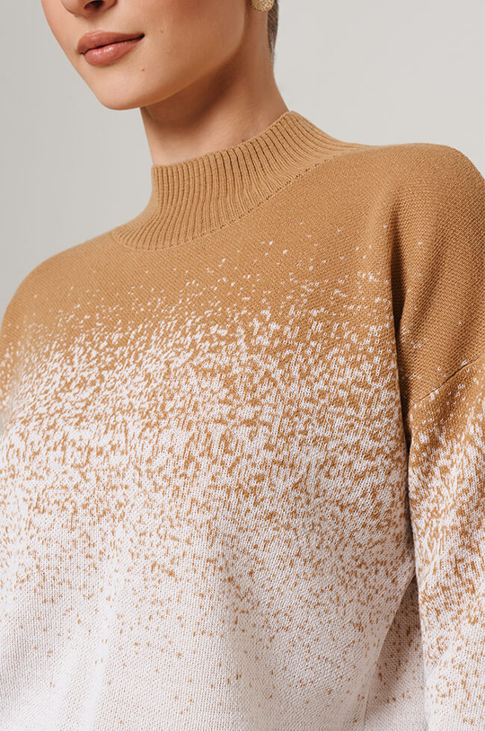 23115 Джемпер женский (песочно-молочный)