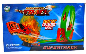 Автотрек " Track Racing " с 1 мертвой петлей