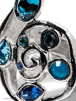 "Араго" кольцо в родиевом покрытии из коллекции "Морской коктейль" от Jenavi