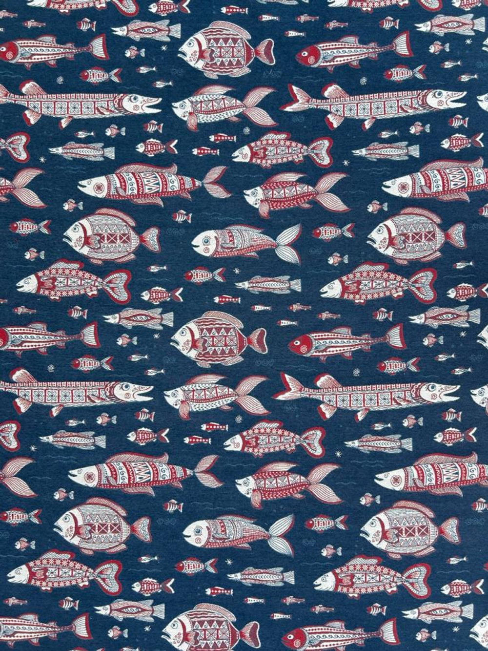 Гобелен в русском стиле Беломорье ширина 140 см