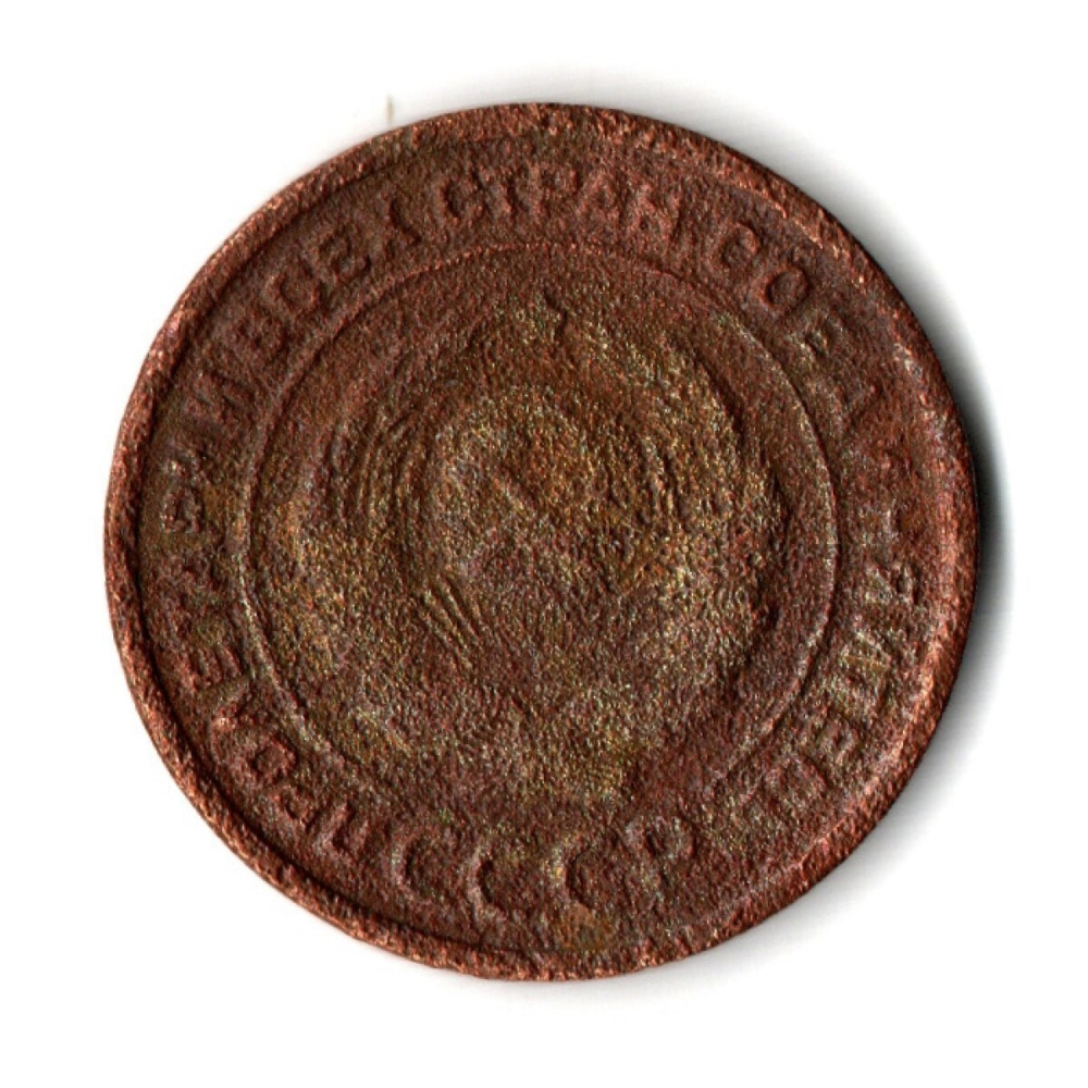 2 копейки 1924 гладкий гурт VF (8)