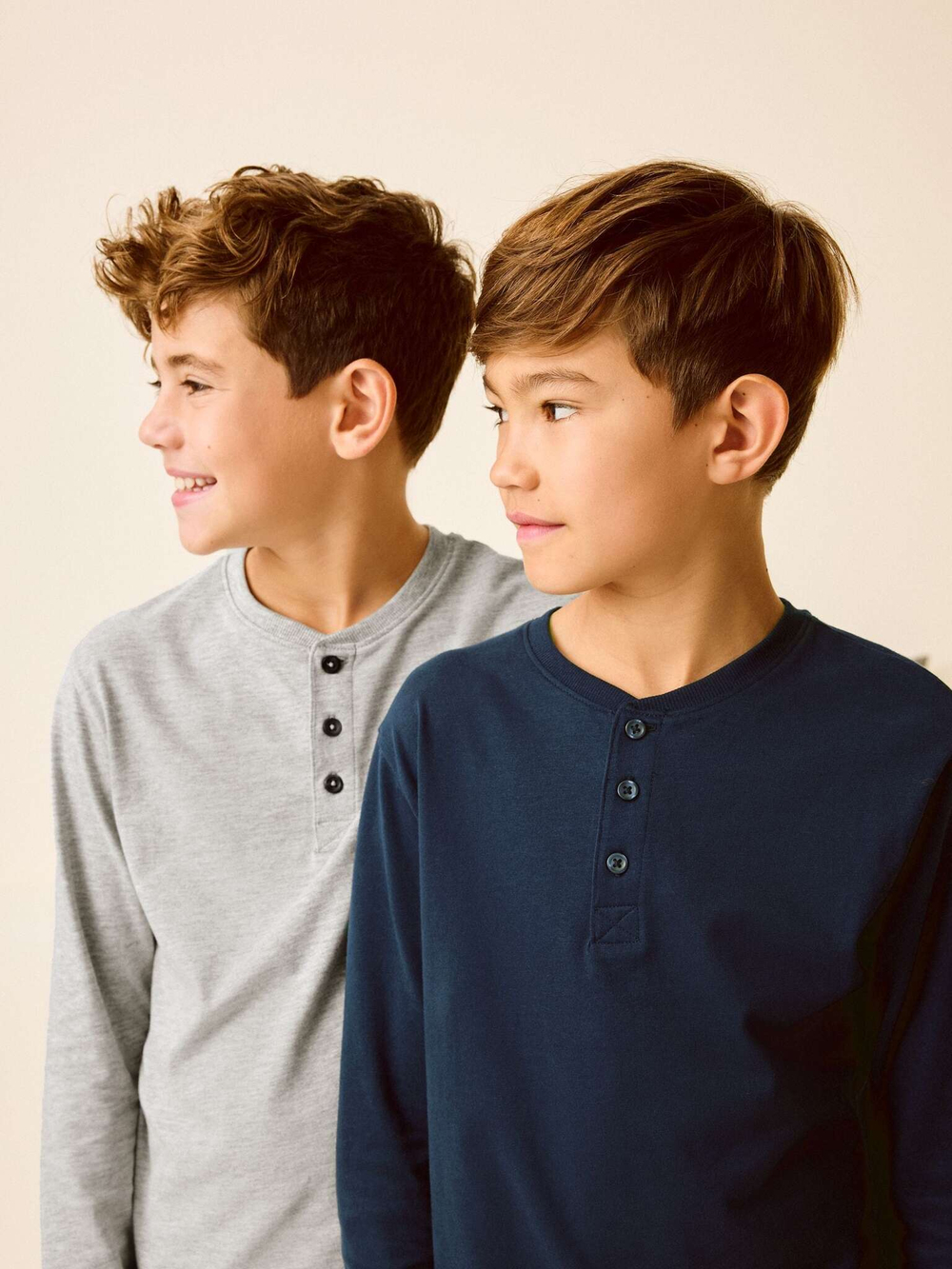 Пижама для мальчика Next B85-542, 2 шт., Серый, Темно-синий