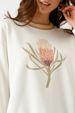 22714 Джемпер женский (молочный)