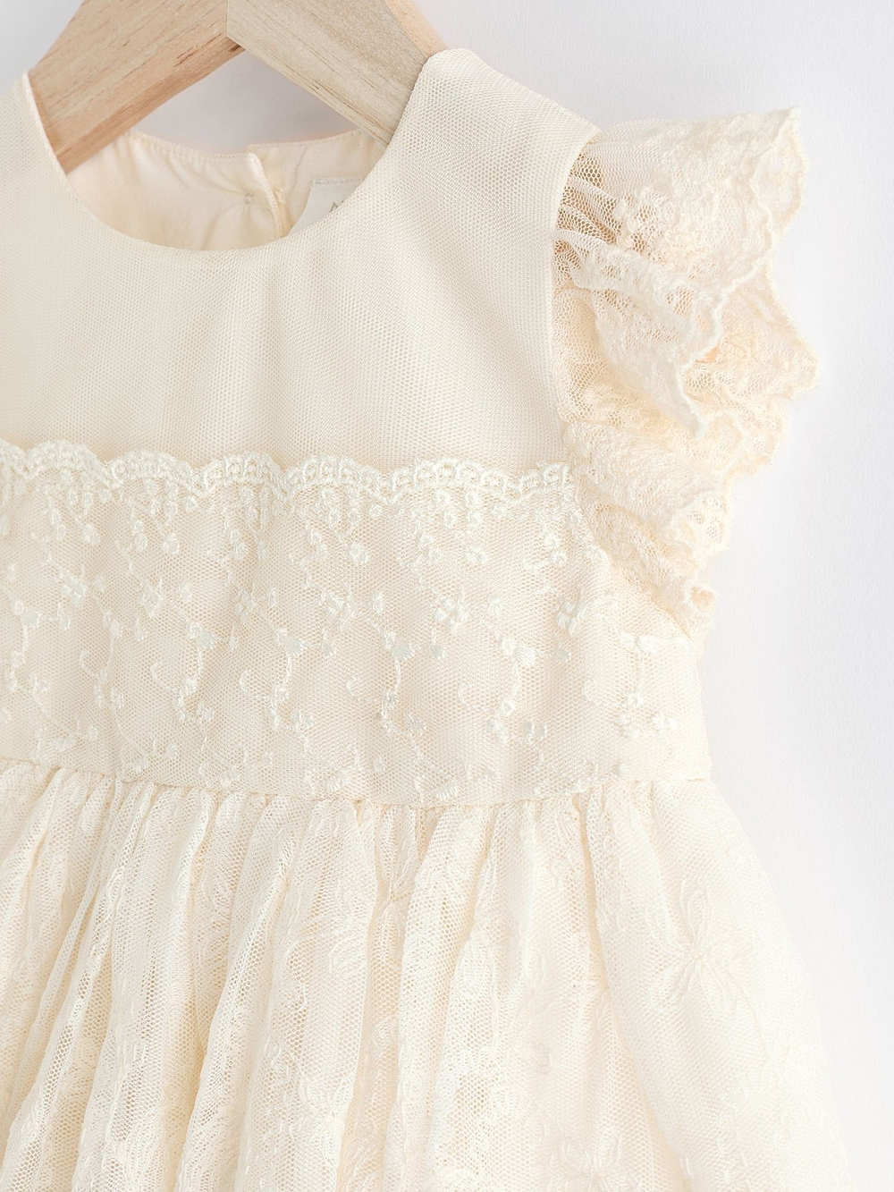 Платье для девочки Next N34-578, Кремовый