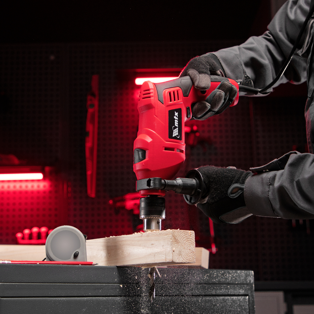 Дрель ударная MID-750, 750 Вт, 0-3000 об/мин, 0-48000 уд/мин MTX