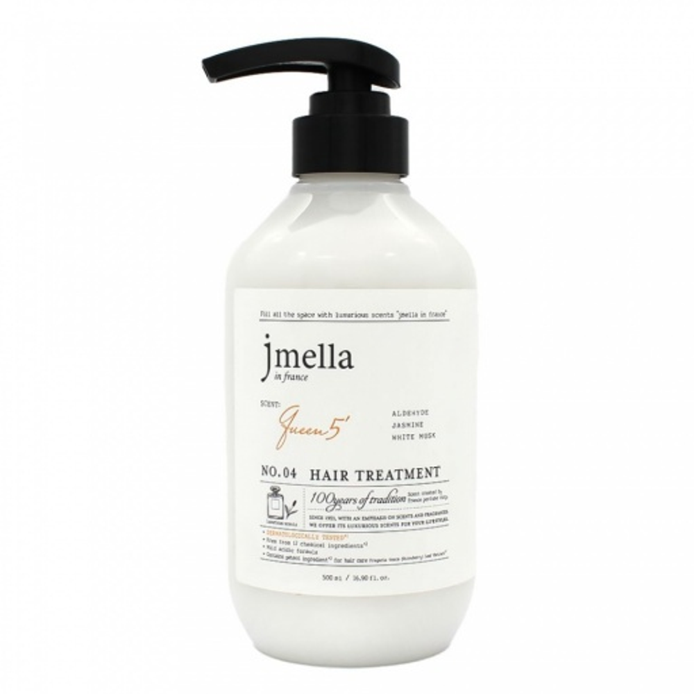 JMELLA Маска для волос "Альдегид, жасмин, белый мускус"- IN FRANCE QUEEN 5' HAIR TREATMENT,500 мл