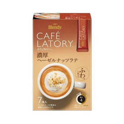 Кофе растворимый 3 в 1 Латте с ароматом лесных орехов 7 стиков по 10,5 г AGF Blendy Cafe Latory Stick