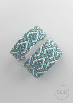 Схема PEYOTE, Схема браслета мозаичное плетение, узор из Miyuki Delica 11/0, файл PDF, №291