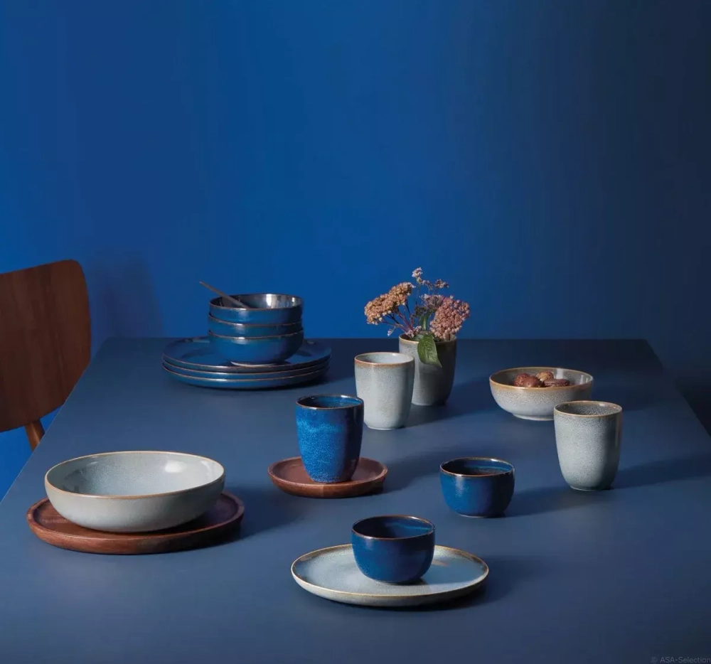 ASA - Стартовый набор Saisons Midnight Blue для 2 человек. / артикул   27161119 + 27141119 + 27061119 + 27303119  / GTIN
