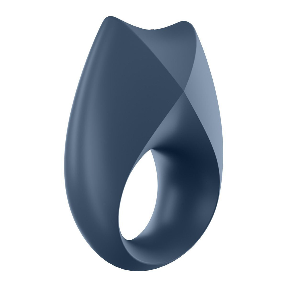 Эрекционное кольцо на пенис Satisfyer Royal, силикон, синий, 7,5 см