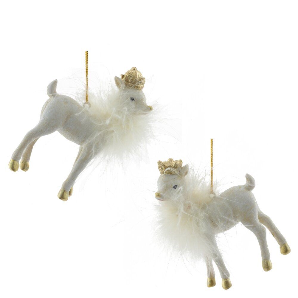 GAEM Изделие декоративное подвесное "Олень", L6 W3 H9 см, 2в.