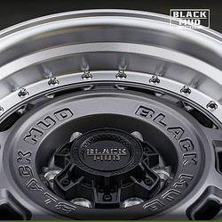 ?Диск колёсный литой BLACK MUD M580C R17 8,0 ET0 Matte Gunmetal/Machine Lip