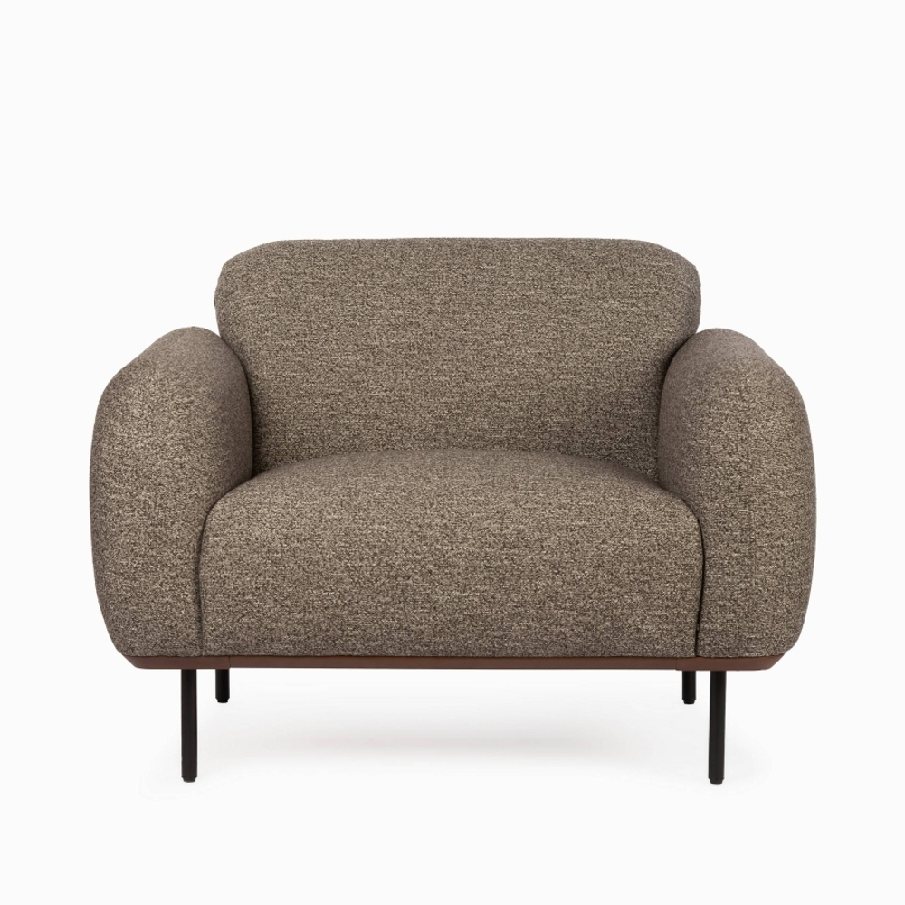 Кресло Narken серо-коричневое