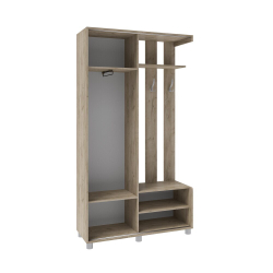 Прихожая Ларго-2, Дуб крафт серый