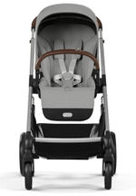 Коляска Cybex Balios S Lux SLV complete Aton B2 Bay Blue 3 в 1 Stone Grey с дождевиками