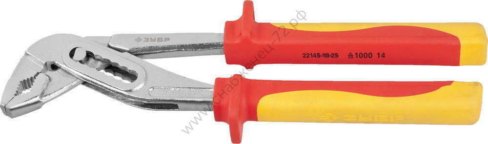 ЗУБР Титан-Электро 250 мм, Диэлектрические переставные клещи (22145-10-25)